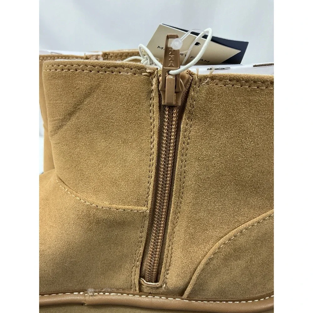 Universal Thread Women's‎ Tan May Suede Booties with Memory Foam Insole NWT SZ 8